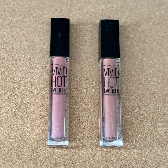 Maybelline Other - NWT Maybelline Vivid Hot Lacquer Lipstick Bundle!